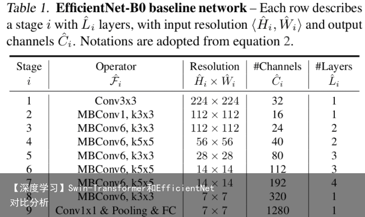 【深度学习】Swin-Transformer和EfficientNet对比分析