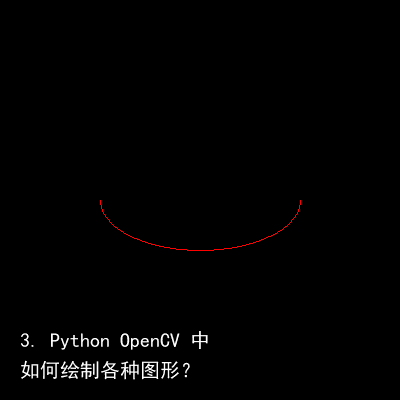 3. Python OpenCV 中如何绘制各种图形？2