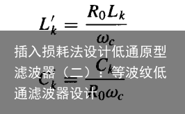 插入损耗法设计低通原型滤波器（二）：等波纹低通滤波器设计