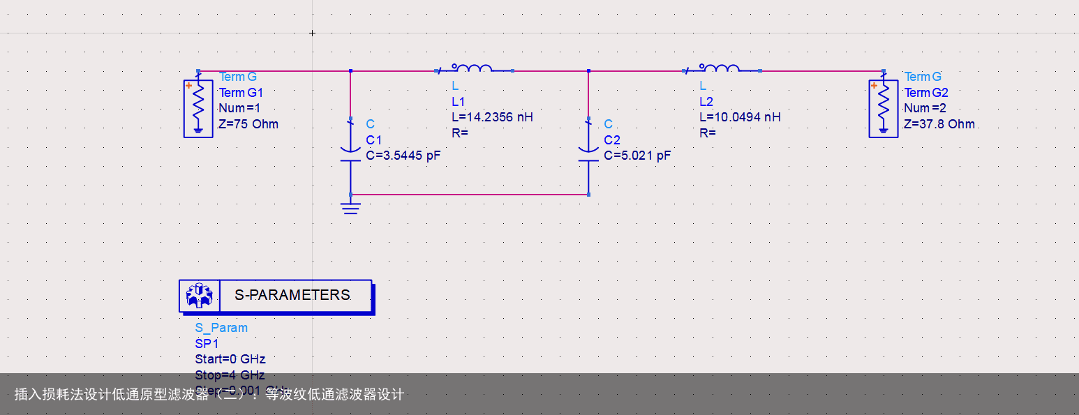 插入损耗法设计低通原型滤波器（二）：等波纹低通滤波器设计