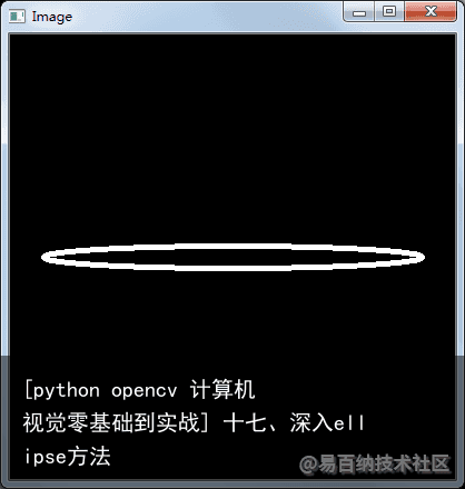 [python opencv 计算机视觉零基础到实战] 十七、深入ellipse方法2