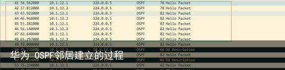 华为 OSPF邻居建立的过程2