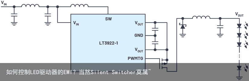 如何控制LED驱动器的EMI？当然Silent Switcher莫属~