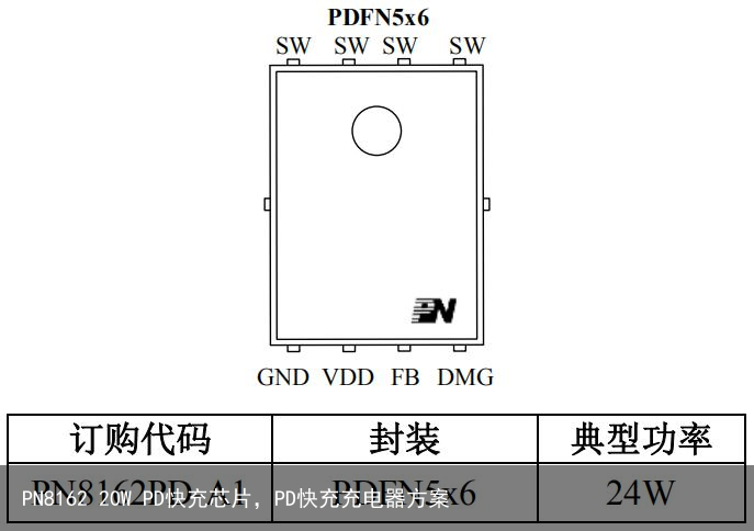 PN8162 20W PD快充芯片，PD快充充电器方案
