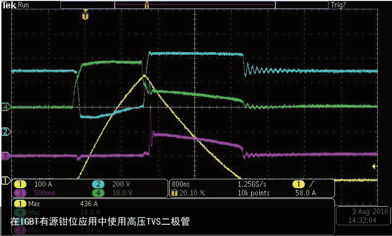 在IGBT有源钳位应用中使用高压TVS二极管8