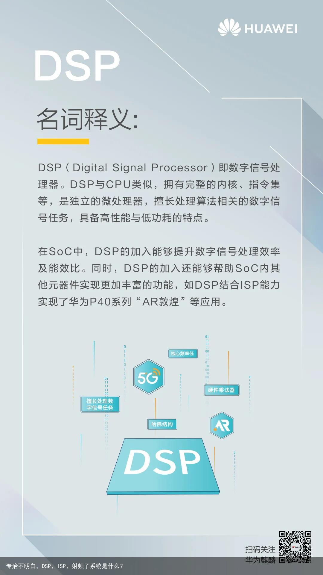 专治不明白，DSP、ISP、射频子系统是什么？1