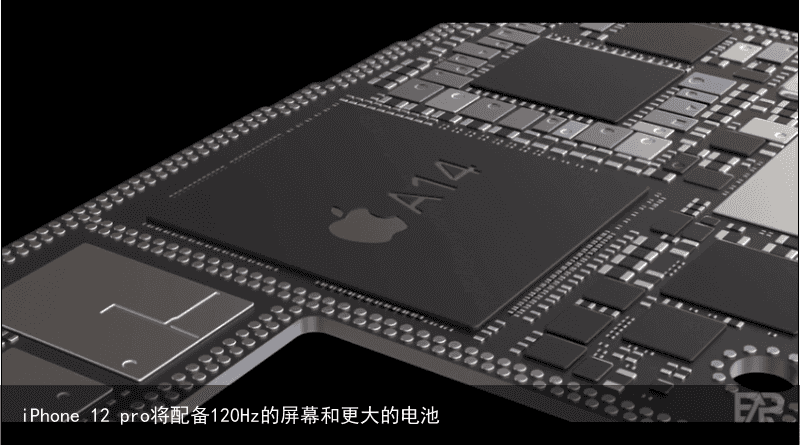 iPhone 12 pro将配备120Hz的屏幕和更大的电池4