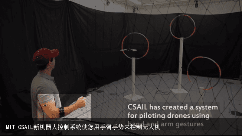MIT CSAIL新机器人控制系统使您用手臂手势来控制无人机1