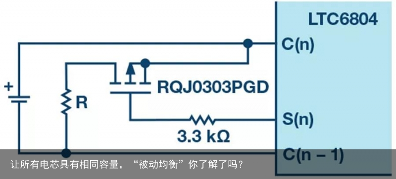 让所有电芯具有相同容量，“被动均衡”你了解了吗？