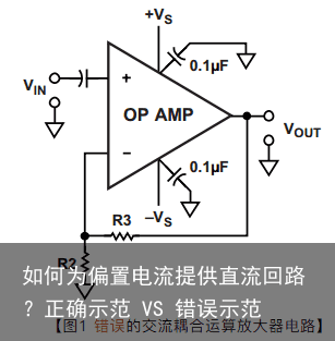 如何为偏置电流提供直流回路？正确示范 VS 错误示范