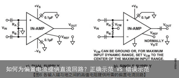 如何为偏置电流提供直流回路？正确示范 VS 错误示范5