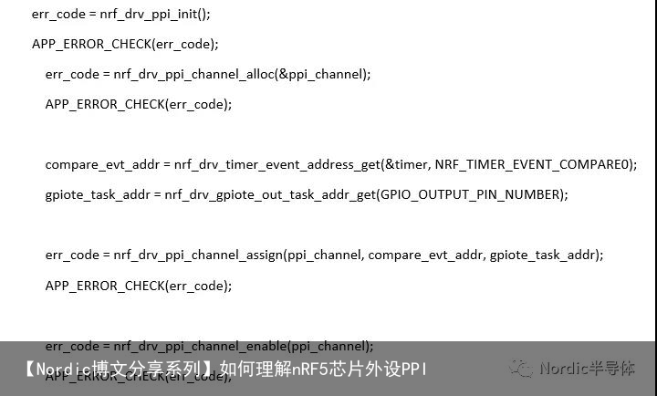 【Nordic博文分享系列】如何理解nRF5芯片外设PPI