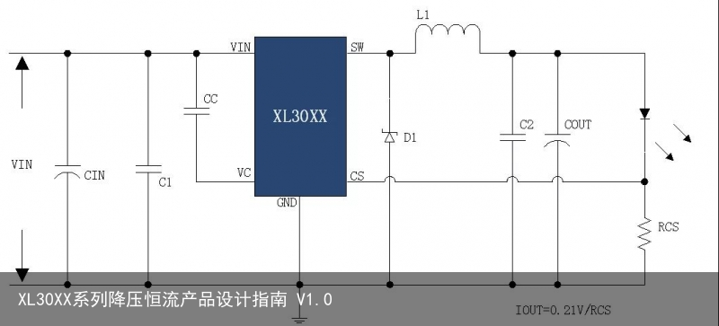 XL30XX系列降压恒流产品设计指南 V1.01