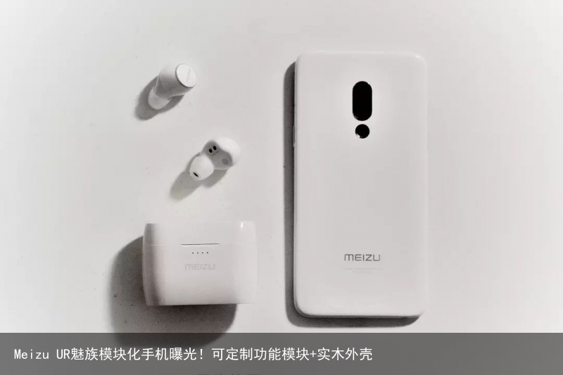 Meizu UR魅族模块化手机曝光！可定制功能模块+实木外壳8