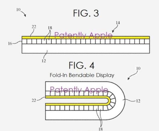 苹果将研发折叠屏手机 负责人已提交专利申请书1