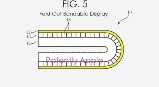 苹果将研发折叠屏手机 负责人已提交专利申请书2