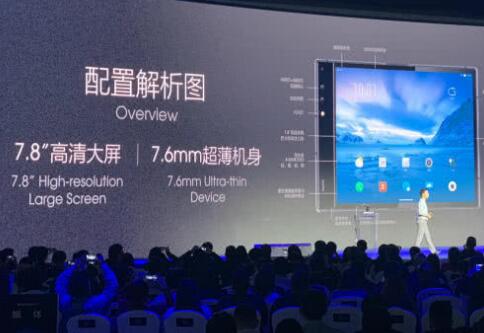 可折叠屏设备正式面世 柔宇科技推出手机“柔派”