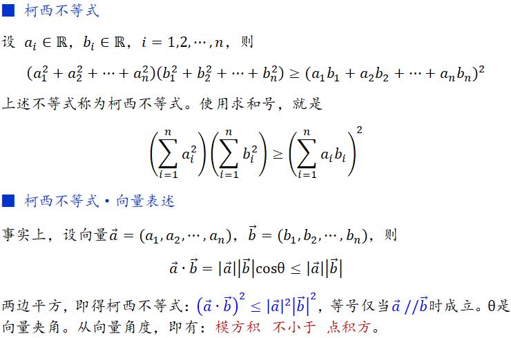 高考数学 精华版 A02不等式 001 柯西不等式